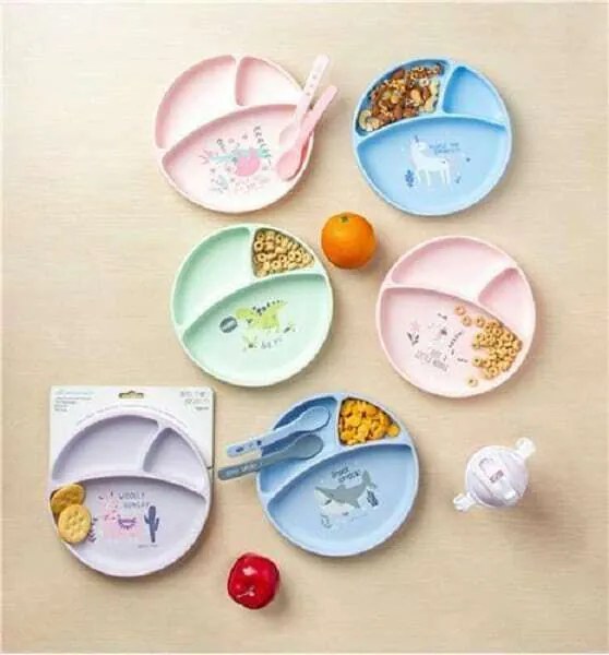 Πιάτο σιλικόνης Stephen Joseph Mermaid