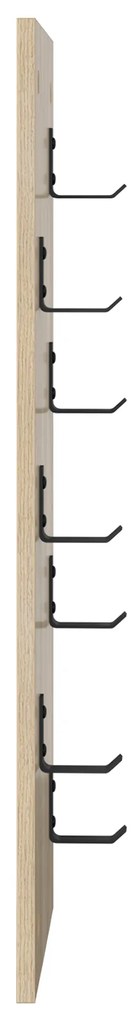 vidaXL Τοίχου Κρεμάστρα Επιτοίχιο Sonoma Δρυς 30 x 1.5 x 80 εκ.