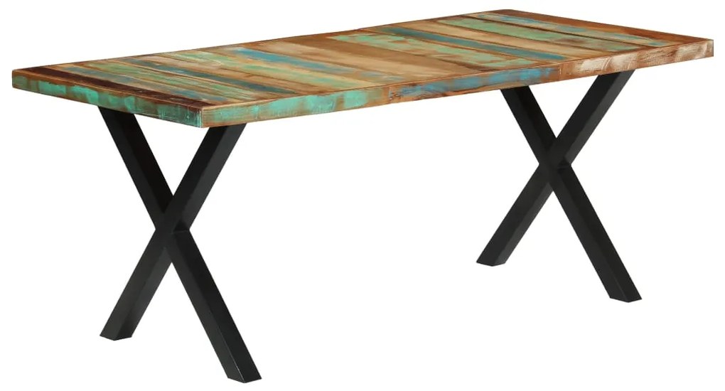vidaXL Τραπεζαρία 180 x 90 x 76 εκ. από Μασίφ Ανακυκλωμένο Ξύλο