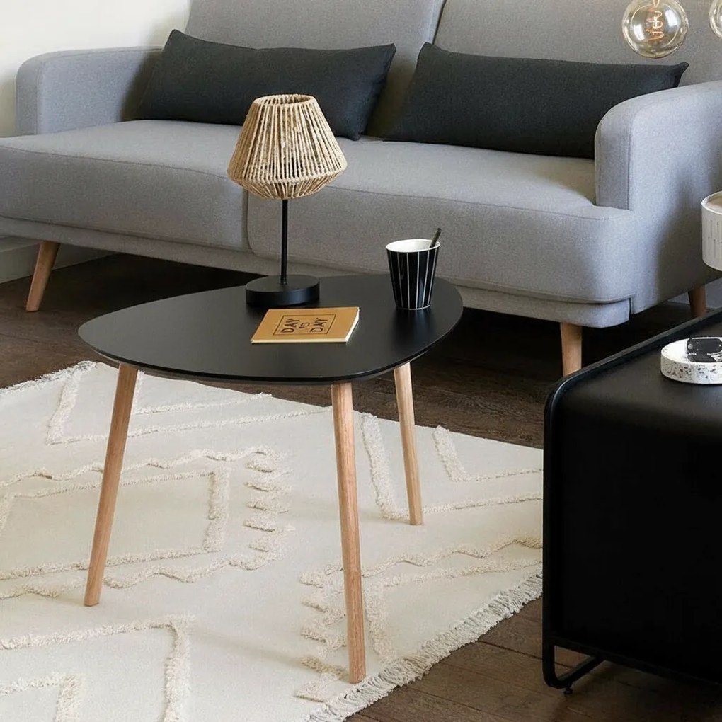 Βοηθητικό Τραπεζάκι (60x60x40) A-S Mileo Black 157058G