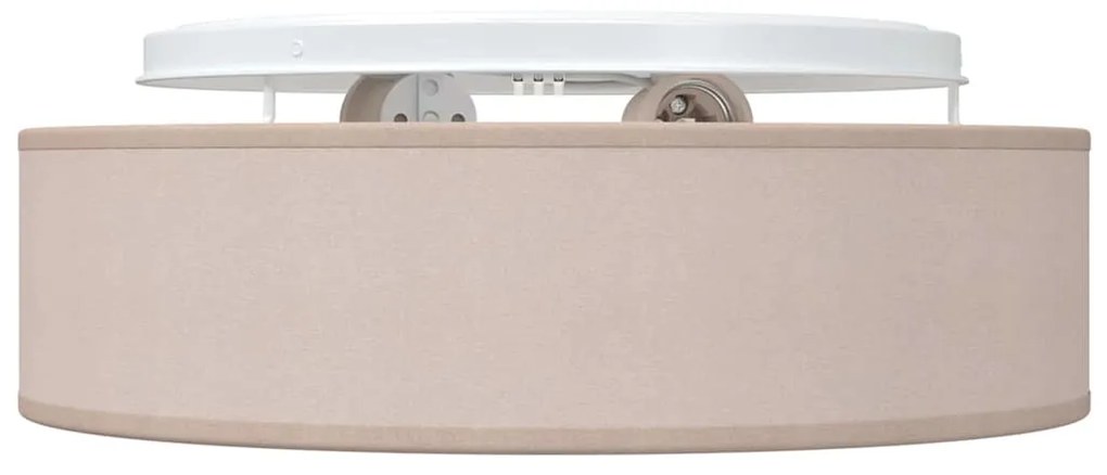 vidaXL Λάμπα Οροφής Taupe 38 x 13.5 εκ. ύφασμα