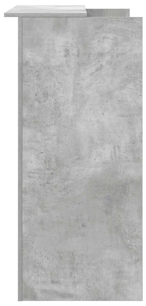 vidaXL Γραφείο υποδοχής 100x50x103,5 εκ. Επεξεργασμένο Ξύλο