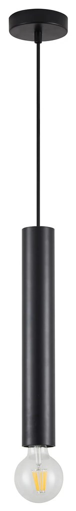 SE21-BL-5 ADEPT TUBE BLACK PENDANT B1