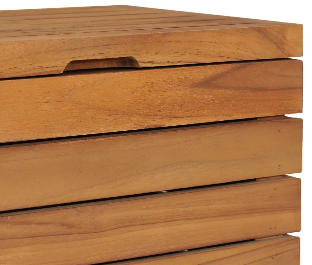 vidaXL Καλάθι Απλύτων 40 x 30 x 45 εκ. από Μασίφ Ξύλο Teak