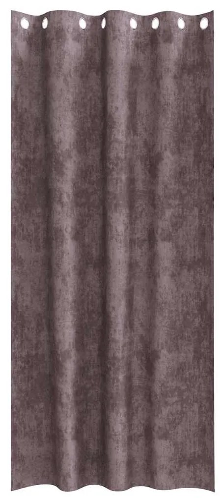 vidaXL Κουρτίνα με κουρτίνες 2 pcs Καφέ 260 x 140 εκ. Βελούδο