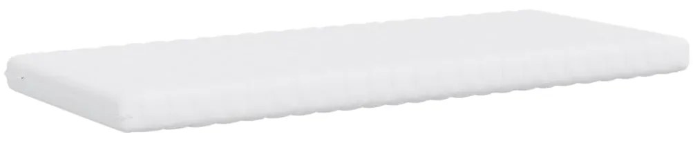 vidaXL Στρώμα Αφρού 7 Ζωνών Σκληρότητα 20 ILD Λευκό 80 x 200 εκ.