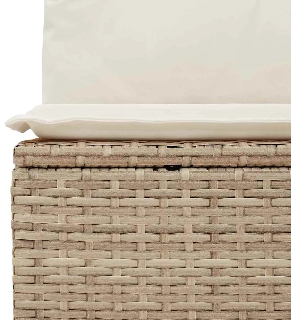 vidaXL Σετ Σαφάκι Κήπου 7 pcs Beige, λευκό 55 x 55 x 37 εκ