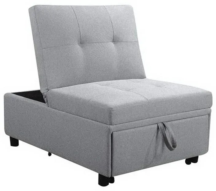 Πολυθρόνα - Κρεβάτι Imola Ε9921,02 75x106x90/75x172x44cm Light Grey Fabric