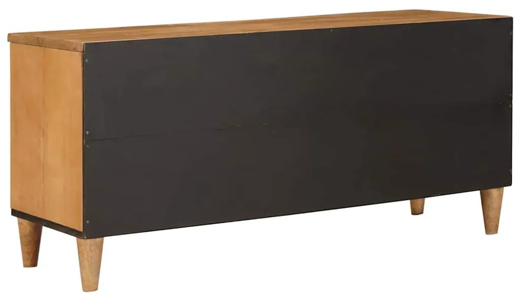 vidaXL Ντουλάπι TV Ανοιχτό καφέ 105 x 33 x 46 εκ Μασίφ ξύλο μάνγκο