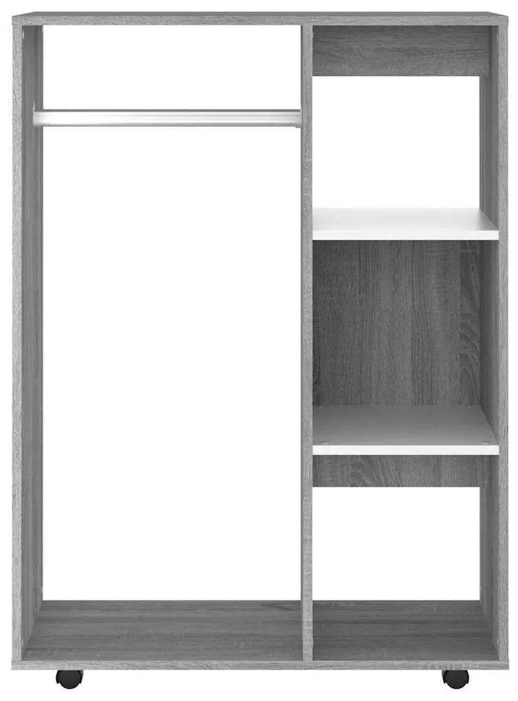 vidaXL Ντουλάπα Γκρι Sonoma 80 x 40 x 110 εκ. από Επεξεργασμένο Ξύλο