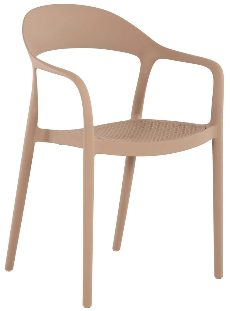 Καρέκλα - Πολυθρόνα CLEO C5935.03 Καπουτσίνο Πολυπροπυλενίου 57x53x81Υ εκ. 57x53x81 εκ.