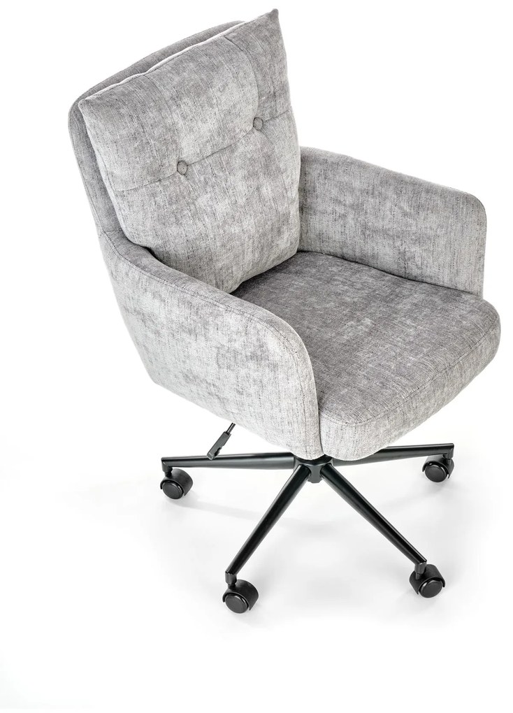 FLORES swivel armchair, light grey DIOMMI V-CH-FLORES-FOT-J.POPIEL