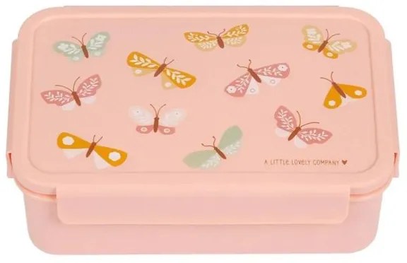 A Little Lovely Company Δοχείο Φαγητού Bento 22x7x14.5cm 1.2L Butterflies BBBUPI67
