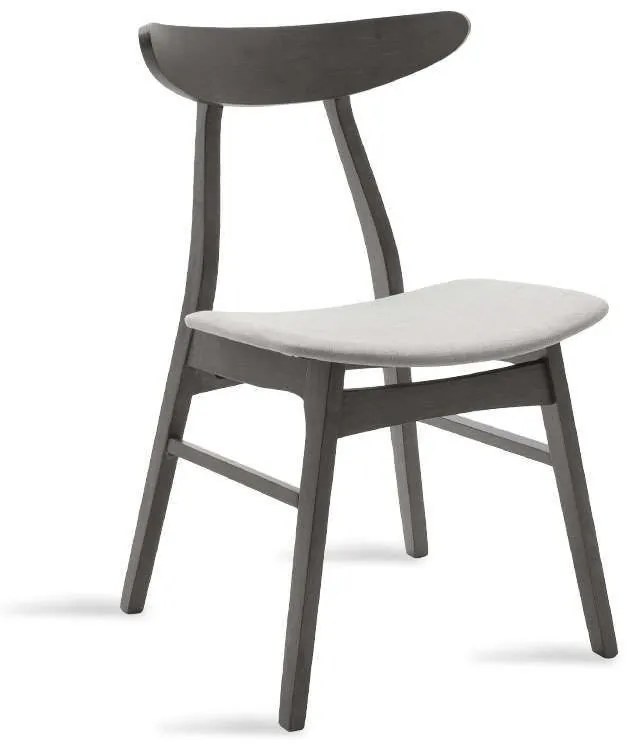Καρέκλα Orlean 097-000008 Rustic Grey Ξύλο,Ύφασμα