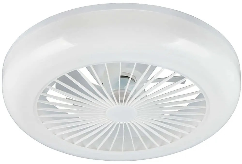 Ανεμιστήρας Οροφής Mora R64032101 Με Φως Led Και Τηλεχειριστήριο Φ45x14cm Dim Led 1400lm 13W White RL Lighting Διάμετρος 45cm