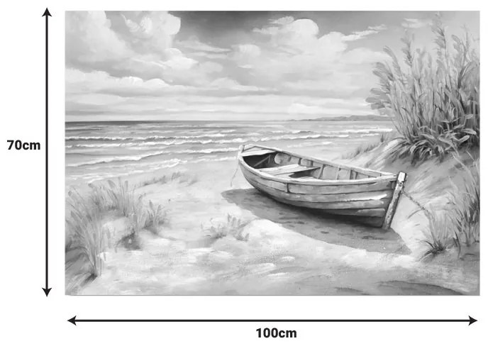 Πίνακας σε καμβά Boato Ι Inart 100x3x70εκ
