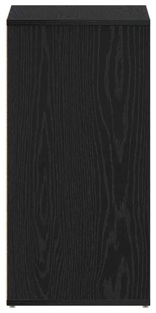 vidaXL Παπουτσοθήκη Μαύρη δρυς 60 x 35 x 70 cm Επεξεργασμένο ξύλο