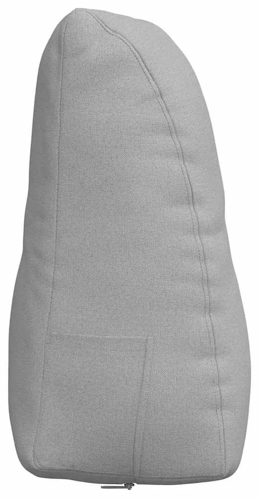 vidaXL Μαξιλάρι Πλάτης Σκίουρος Γκρί 80 x 24 x 50 εκ ύφασμα