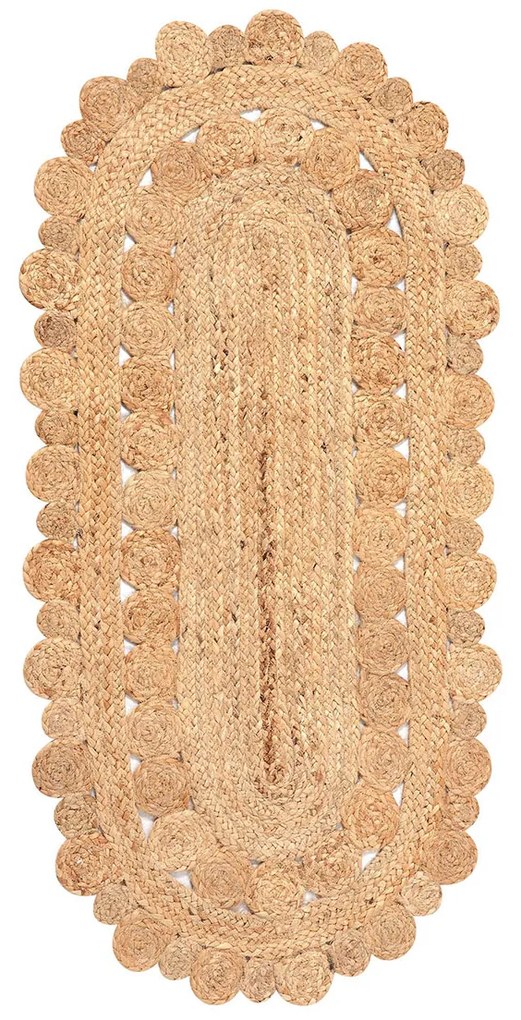 Οβάλ Καλοκαιρινό Χαλί (60x130) Silk Fashion 1756