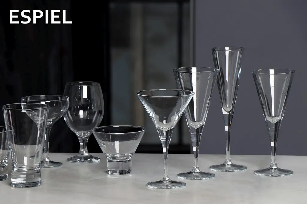 DIS. V-LINE MARTINI GLASS 250CC 10.9x17.7EK P/396 GB6.OB12. (smA) | Συσκευασία 6 τμχ