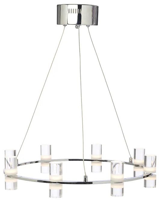 Φωτιστικό Οροφής LED Aca Ionian JNDP32LED52CH Chrome