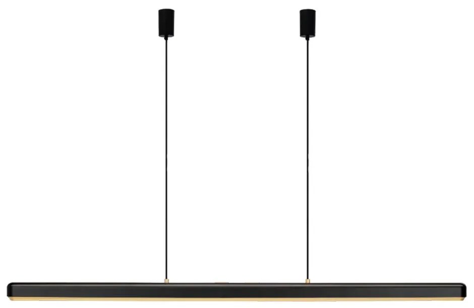 Φωτιστικό Οροφής Ράγα Hazel Branch 2455 150x5.4x7.2cm Led 300-1150lm 40W 2700-6000k Black-Brass Umage