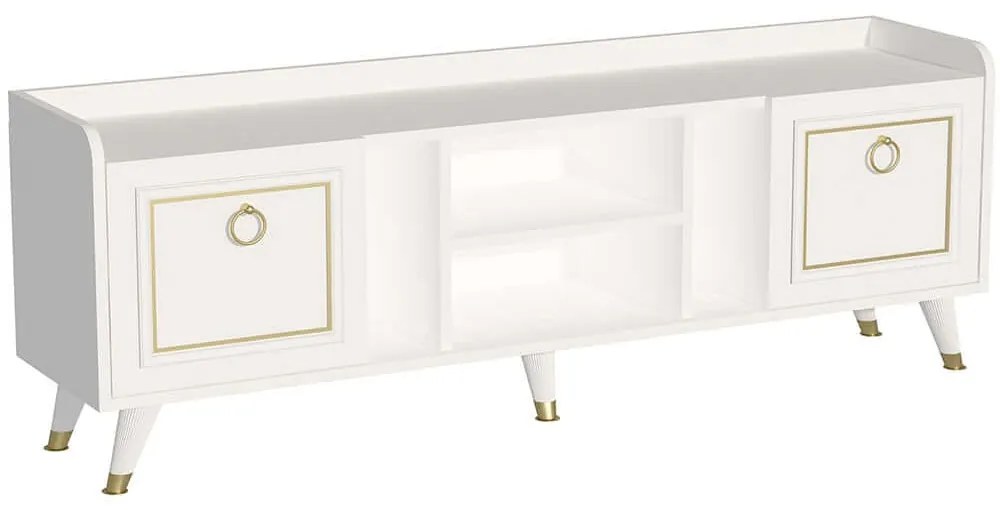 Έπιπλο Τηλεόρασης Ruby 505CRL1723 150x35x55cm White