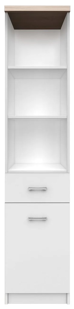 Top Mix Ραφιέρα 40x33x183cm Λευκή-Σονόμα TO-TOPREG1D1SW