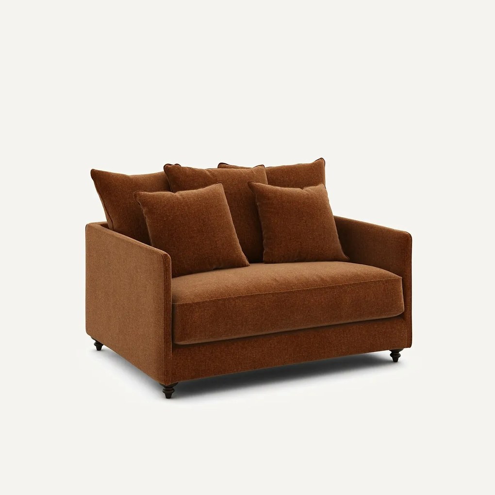 Διθέσιος καναπές-κρεβάτι από βελούδινο chenille, Lazare