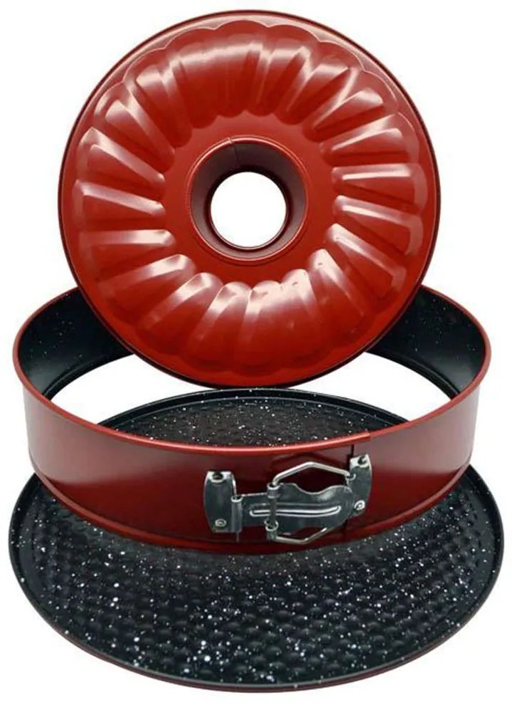 Φόρμα Διαιρούμενη Αντικολλητική 799961 28x6,8cm Red-Black Ankor Aluminium