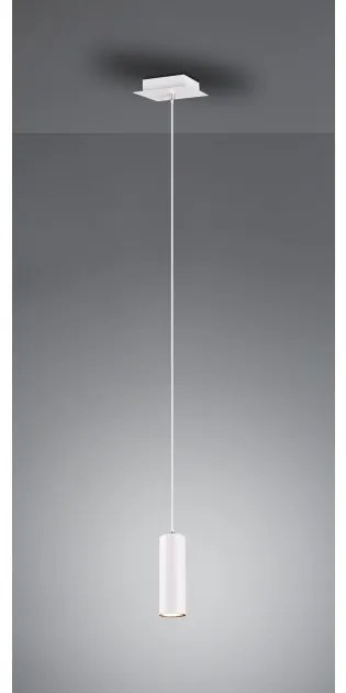 Κρεμαστό Φωτιστικό Οροφής Σποτ 1xGU10 Φ12cm Marley Trio Lighting-312400101-Λευκό 312400101