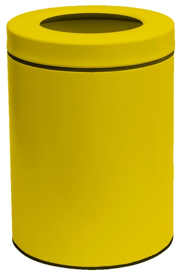 Καλάθι Απορριμμάτων (Φ21x28) Pam &amp; Co 5lt 2128 Yellow