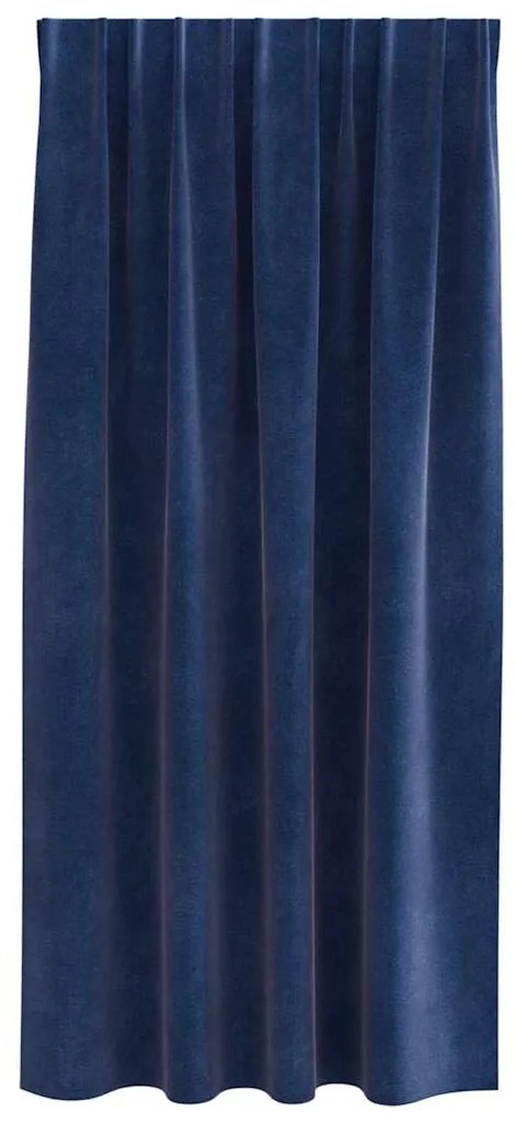 vidaXL Κουρτίνες με κουρτίνες 2 pcs Σκούρο Μπλε 140 x 175 cm Βελούδο