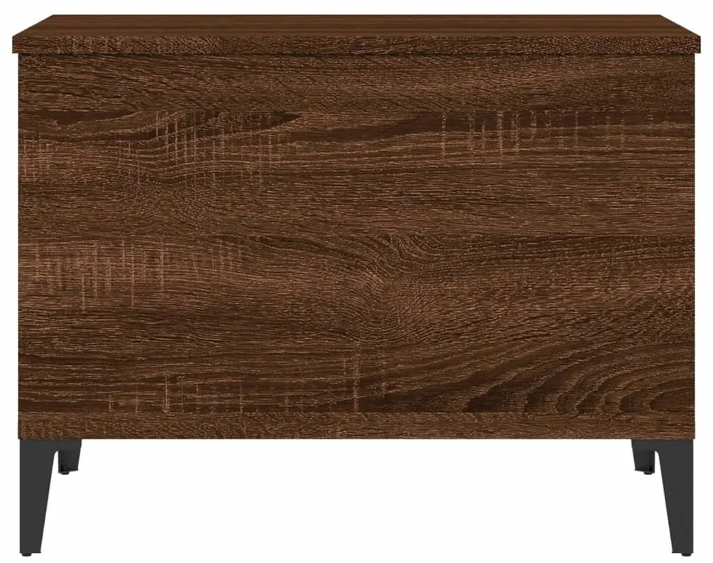 vidaXL Τραπεζάκι Σαλονιού Καφέ Δρυς 60x44,5x45 εκ. Επεξεργασμένο Ξύλο