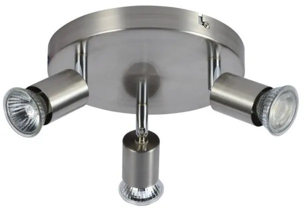 Σποτ Φωτιστικό Οροφής 3xGU10 50W IP20 Arlight-64194-Ασημί 0064194