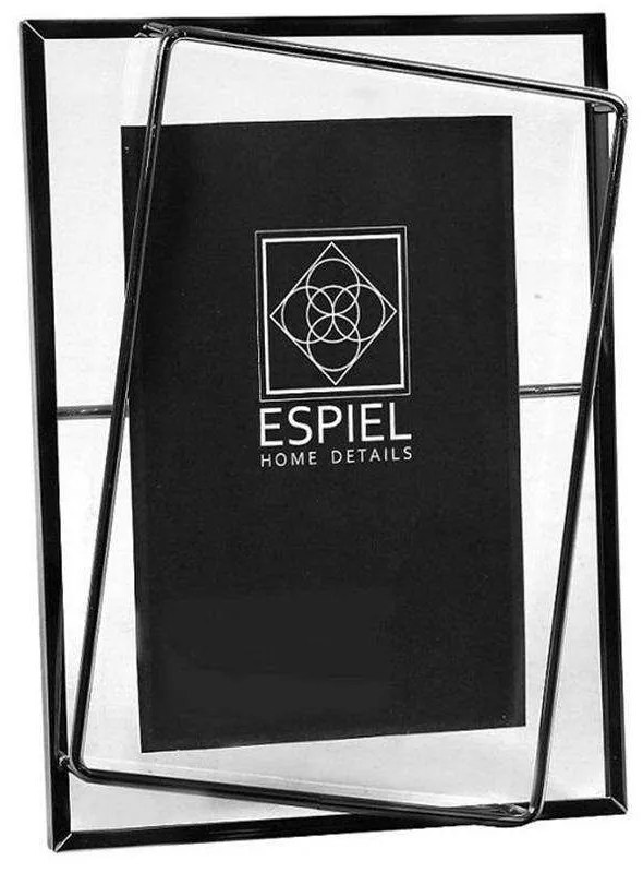 Κορνίζα FAM543 10x15cm Black Espiel Metal