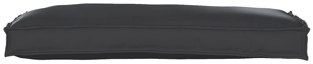 vidaXL Μαξιλάρια Παλέτας για Μπάγκο 2 τεμ Μαύρο 100x40x8 εκ Υφάσματα Oxford
