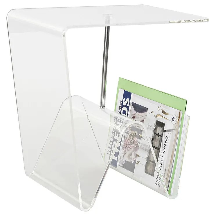 Βοηθητικό Τραπεζάκι DKD Home Decor Διαφανές 40 x 30 x 44 cm