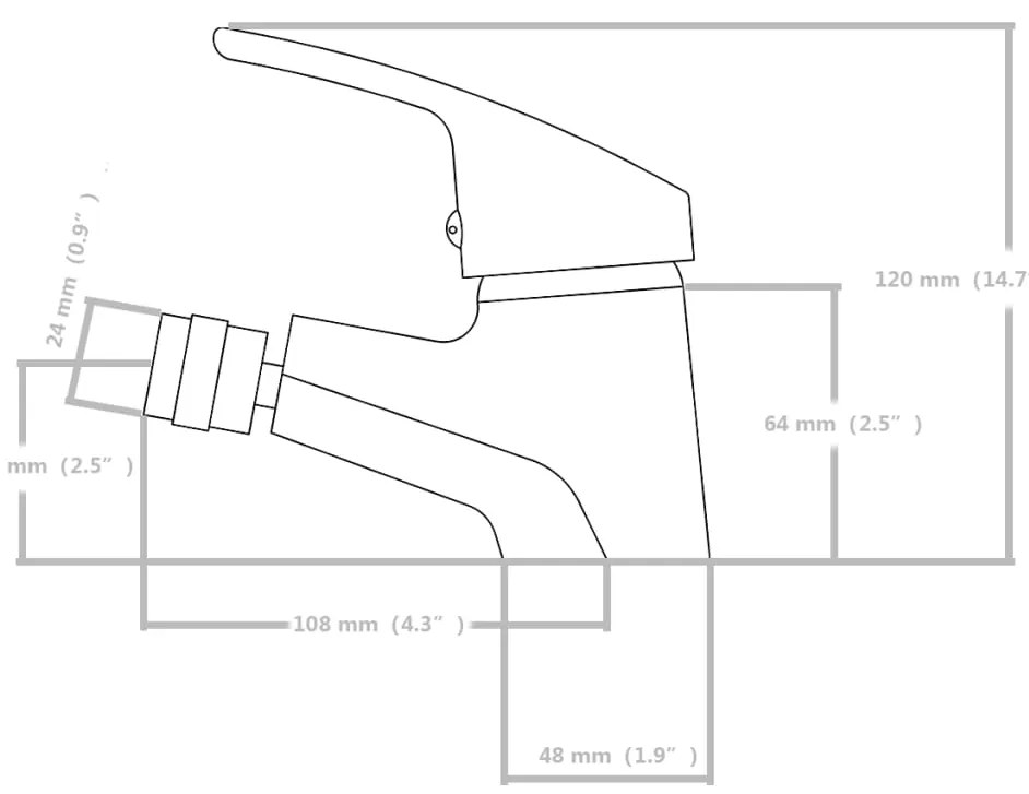 vidaXL Μπαταρίες Μπιντέ 2 τεμ. Χρωμέ