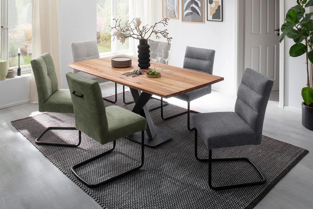 Bali Καρεκλα Relax Μαύρη + Υποπόδιο 83x86x102 cm