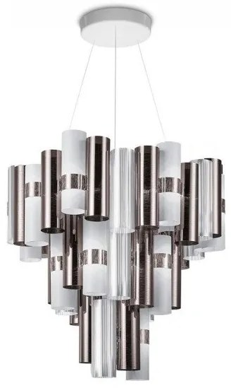 Πολυέλαιος Κρεμαστό Φωτιστικό Οροφής LED 130W Dimmable La Lollo XLarge Slamp-LALSXL0PWT01T00NMTEU-Ανθρακί LALSXL0PWT01T00NMTEU