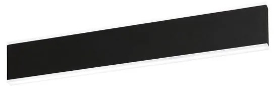 Απλίκα Φωτιστικό Τοίχου LED 13W Muur 2700K IP20 50,5x8 Fischer Honsel-30536-Μαύρο 30536