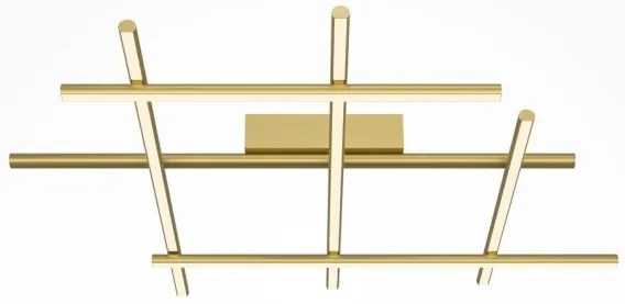 Πλαφονιέρα Φωτιστικό Οροφής LED 50W Χρυσό Radiance MOD278CL-L50G3K Maytoni-MOD278CL-L50G3K-Χρυσό MOD278CL-L50G3K