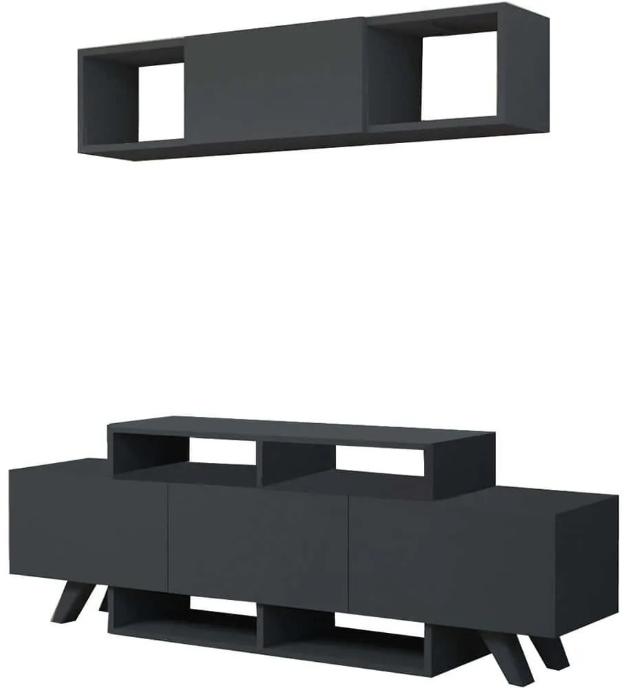 Σύνθεση Τηλεόρασης Alwin 505CRL1919 150x31,6x49cm Anthracite