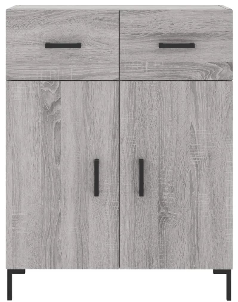 vidaXL Ντουλάπι Γκρι Sonoma 69,5 x 34 x 90 εκ. από Επεξεργασμένο Ξύλο