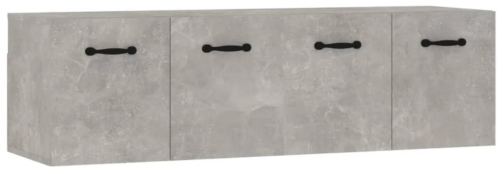 vidaXL Ντουλάπια Τοίχου 2 τεμ. Γκρι Σκυρ. 80x35x36,5 εκ. Επεξ. Ξύλο