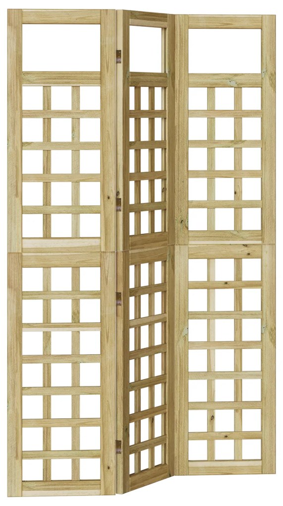 vidaXL Εξωτερική Οθόνη 120x180 cm Μασίφ Ξύλο Πεύκου