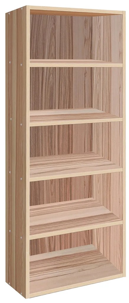 Ραφιέρα VANJA Φυσικό Μοριοσανίδα/Μελαμίνη 60x24x170cm