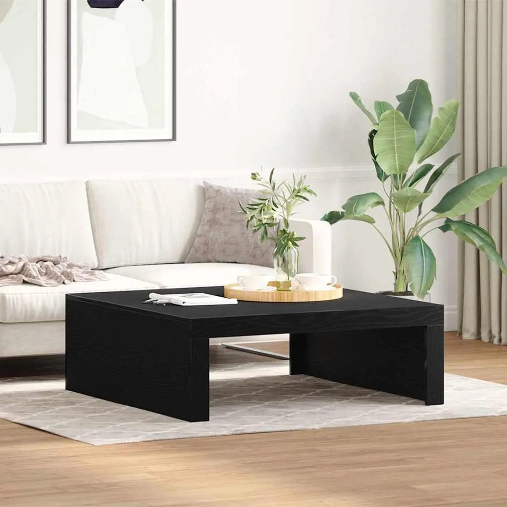 vidaXL Τραπεζάκι σαλονιού Μαύρη δρυς 100 x 100 x 35 cm