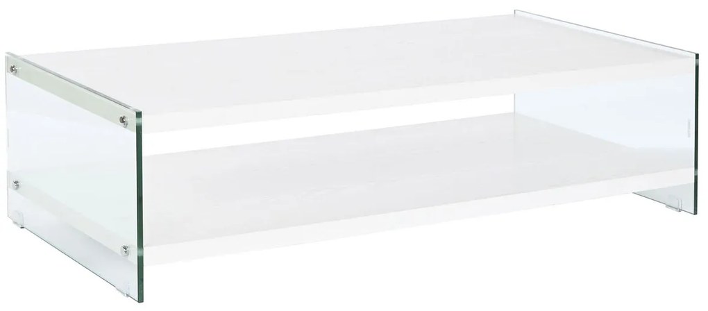 Τραπεζάκι Καφέ DKD Home Decor Κρυστάλλινο Ξύλο MDF 130 x 65 x 35,5 cm